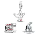 S925 Silber Charm für Armband und Halskette - Magischer Hut für Frauen und Mädchen