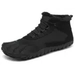 SAGUARO Barfußschuhe Herren Winterstiefel gefüttert und wasserdicht für Outdoor