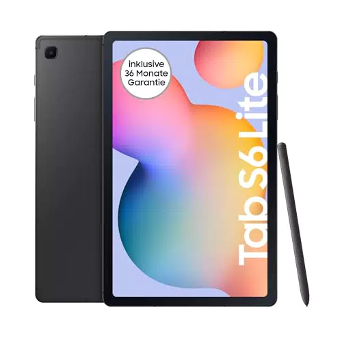 Samsung Galaxy Tab S6 Lite Android Tablet, 10,4 Zoll Display, 64 GB Speicher, WiFi, Mit S Pen