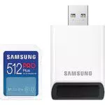 Samsung PRO Plus SD-Karte 512 GB UHS-I U3 für Kameras und Drohnen