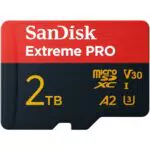 SanDisk Extreme PRO microSDXC 2TB mit SD-Adapter und RescuePRO Deluxe
