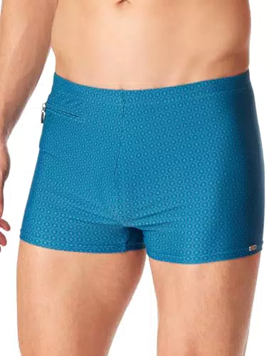 Schiesser Herren Badehose mit Reißverschlusstasche, schnelltrocknend
