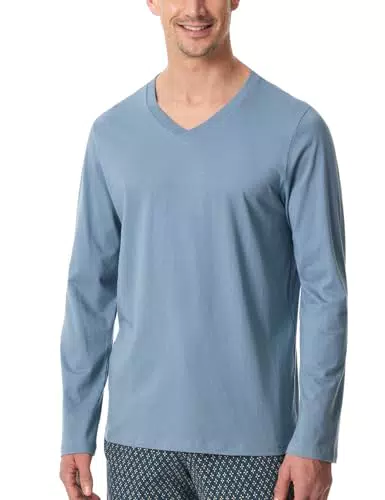 Schiesser Herren Schlafshirt Langarm Rundhals-Mix + Relax Pyjamaoberteil