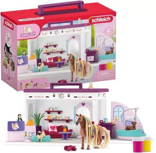 Schleich HORSE CLUB Sofia's Beauties Tiersalon mit Pferd und Tierpflegerin