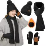 Damen Winterset: Mütze, Schal und Touchscreen-Handschuhe von [Brand]