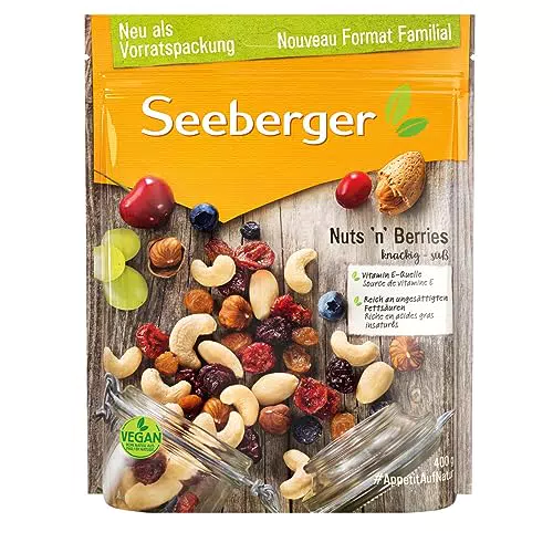 Seeberger Nuss- und Beerenmischung – Knackige Mischung mit Vitamin E und ungesättigten Fettsäuren