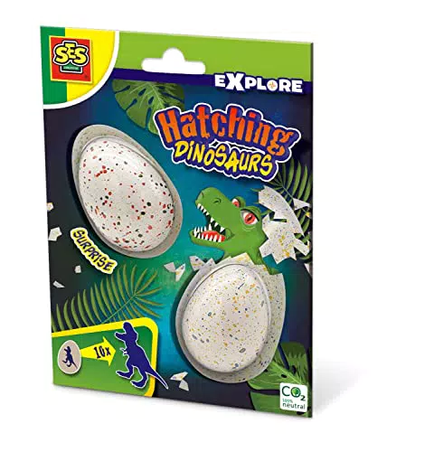 SES Creative Schlüpfende Dinosaurier – Prähistorisches Lernspielzeug für Kinder