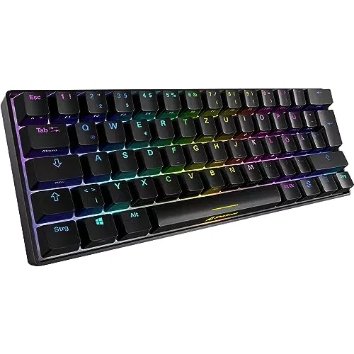 Sharkoon Skiller SGK50 S4 Gaming-Tastatur mit Kailh Blue Switches, USB