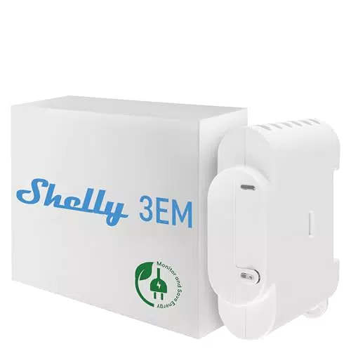 "Shelly 3EM: Intelligenter WLAN-Relaisschalter mit Energiemessung für Smart Home Steuerung"