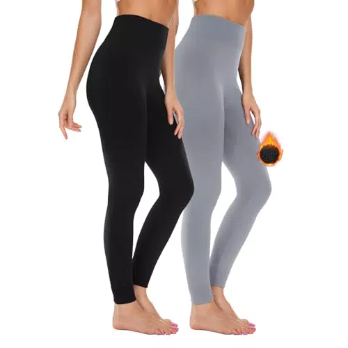 SIMIYA Thermo Leggings Damen - Bequeme High Waist Thermoleggins für den Winter