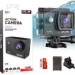 SJCAM SJ8Pro Action Kamera 4K 60fps, WiFi+Fernbedienung+2.33'' Touchscreen 170° FOV 8X Zoom Sechs-Achsen EIS