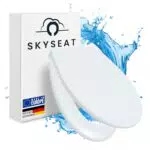 SKYSEAT WC Sitz Oval mit Absenkautomatik und antibakterieller Oberfläche