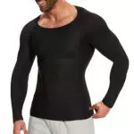 SLIMBELLE Herren Langarm Kompressionsshirt - Atmungsaktives Sportshirt für Fitness