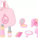 small foot 10607 Make-up Spielset aus Holz für Kinder – Lustiges Rollenspiel