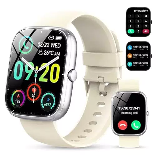 Smartwatch Herren Damen 1,91" HD mit Telefonfunktion und 100+ Sportmodi