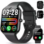 Smartwatch Herren Damen 2025 - Fitnessuhr mit Telefonfunktion und 115+ Sportmodi