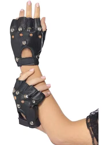 Smiffys Punk Handschuhe mit Nieten – Stilvolle Accessoires für Ihr Outfit