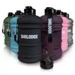 SMILODOX 1, 5L Trinkflasche Sport I Kohlensäure geeignet I Bruchfeste BPA-freie Kunststoffflasche I XL Water Bottle I Gym Trinkflasche I Sportflasche 1