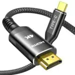 SNOWKIDS USB C zu HDMI Kabel 4K @ 60Hz für iPhone 15 Pro Max, Samsung S23, MacBook