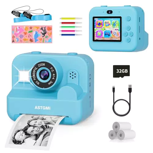Kodak Sofortbildkamera für Kinder – 1080P HD, ideales Geschenk für Jungen und Mädchen