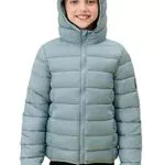 SOLOCOTE Jungen Wintermantel - Leichtgewichtige, wasserabweisende Daunenjacke