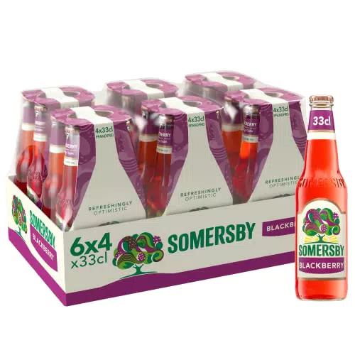 Somersby Blackberry Cider - Erfrischender Apfelwein im Glas
