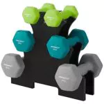 SONGMICS Kurzhantel Set mit Hantelständer für Krafttraining zu Hause - SYL612GN