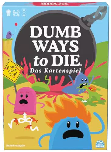 Spin Master Games Dumb Ways to Die - Kartenspiel für 2-5 Spieler ab 12 Jahren