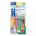 STAEDTLER Noris Club Jumbo 128 NC10 Buntstifte Set mit brillanten Farben