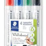 STAEDTLER Lumocolor Whiteboard Marker, trocken abwischbar, hohe Qualität, Keilspitze