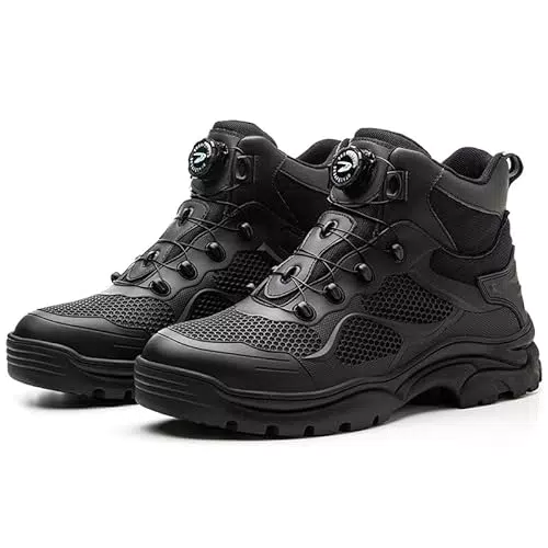 Stahlkappenschuhe S1 Sicherheitsschuhe für Herren und Damen – Leichte Arbeitsschuhe