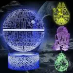 Star Wars 3D Lampe LED Nachtlicht mit Farbwechsel und Mustern für Fans