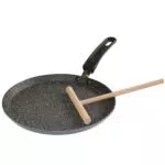 STONELINE Crêpe-Pfanne induktionsgeeignet mit Besteck für perfekte Crepes