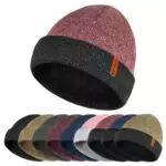 Sukeen Unisex Strickmütze - Weiche Wintermütze aus Baumwolle mit Elasthan