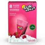 Sun Lolly Wassereis Himbeere mit Fruchtsaft, laktose- und glutenfrei