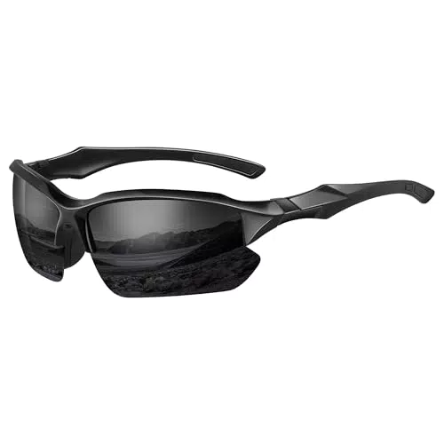 Suoso Fahrradbrille Herren Damen - Sportbrille UV400 Polarisiert für Radsport