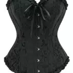 SZIVYSHI Damen Vollbrust Corsage Korsett Top Gothic Vintage Bustier