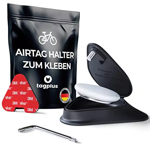 tagplus® Universal Airtag Halter für E-Bikes, Ski, Motorrad und Camper