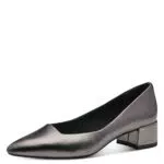 Tamaris Damen Pumps aus Leder mit bequemen Blockabsatz