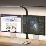 Tantu LED Dimmbar Schreibtischlampe 24W mit verstellbarem Schwanenhals