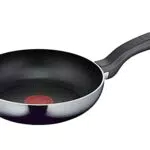 Tefal Bratpfanne mit Titanium Antihaftbeschichtung und Thermo-Signal - Schwarz
