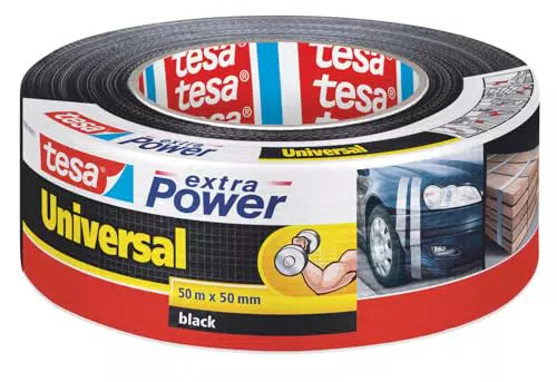 tesa extra Power Universal Gewebeband - Gewebeverstärktes Ductape zum Reparieren