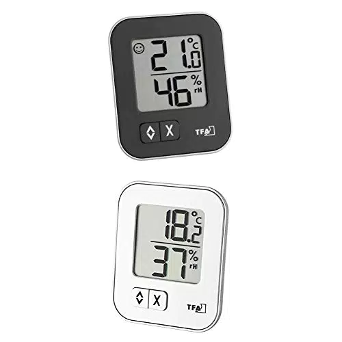 TFA Dostmann Moxx digitales Thermo-Hygrometer zur Raumklimakontrolle