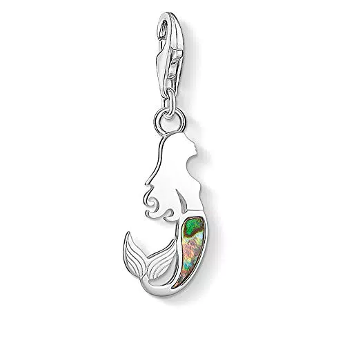 Thomas Sabo Charm-Anhänger Meerjungfrau 1887-414-7 aus vergoldetem Silber