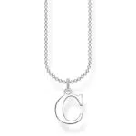 Thomas Sabo Halskette Buchstabe C aus 925er Sterlingsilber