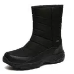 TLOLA Winterstiefel Herren Wasserdicht Gefüttert Rutschfest Trekkingschuhe