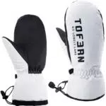 Tofern Winterhandschuhe Skihandschuhe Fäustlinge Herren Damen Wasserdicht Thermo Fleece