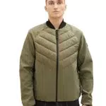 TOM TAILOR Denim Herren Hybrid Steppjacke mit Bomberkragen