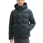 TOM TAILOR Herren Pufferjacke mit abnehmbarer Kapuze, Modell 1041323