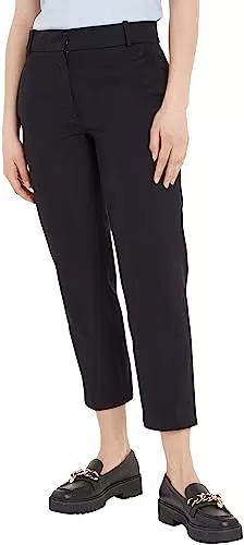 Tommy Hilfiger Damen Essential Slim Straight Chino Gewebte Hosen
